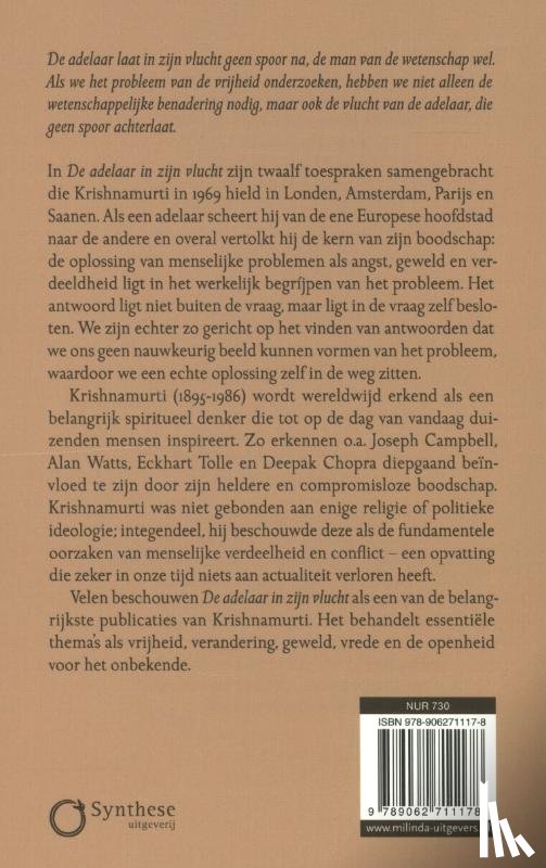 Krishnamurti - De adelaar in zijn vlucht