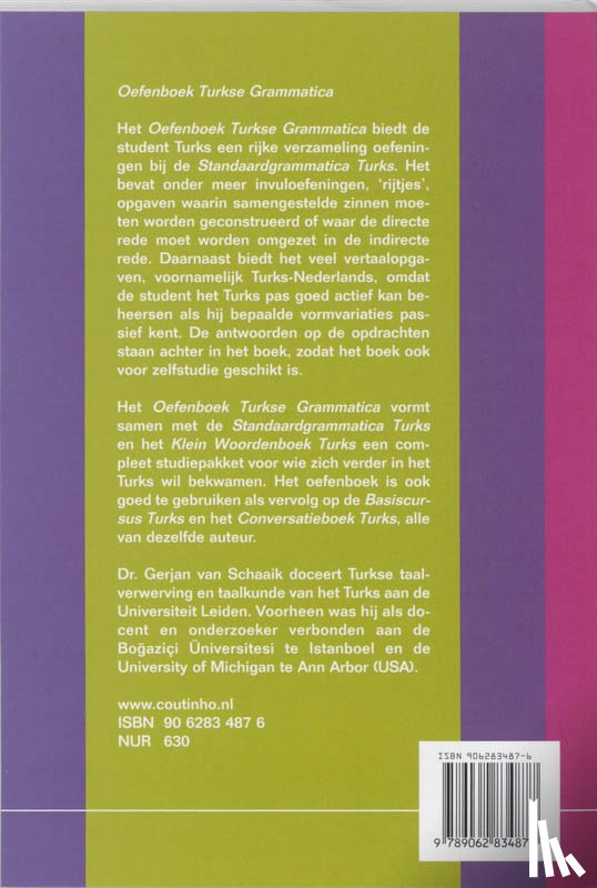 Schaaik, G. van - Oefenboek Turkse Grammatica