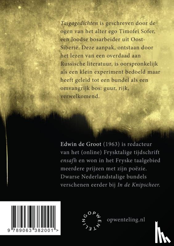 Groot, Edwin de - Taigagedichten