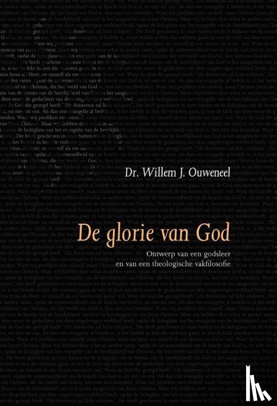 Ouweneel, Willem J. - De glorie van God