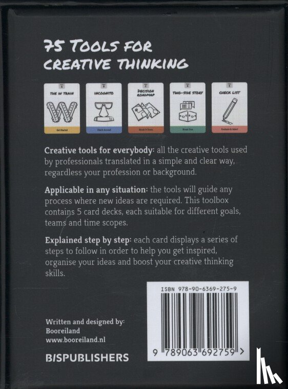 Booreiland - 75 Tools for creative thinking