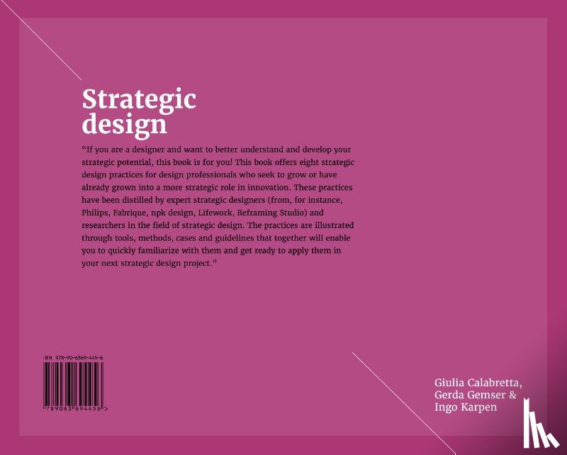Calabretta, Giulia, Gemser, Gerda, Karpen, Ingo - Strategic design