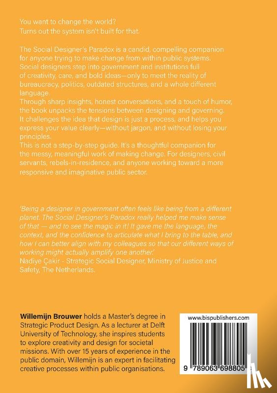 Brouwer, Willemijn - The Social Designer’s Paradox
