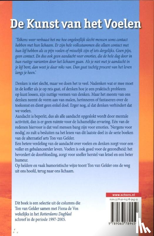 Gelder, Ton van - De Kunst van het voelen