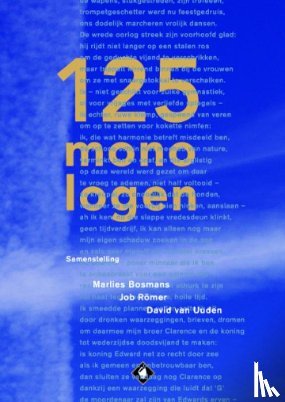  - 125 monologen