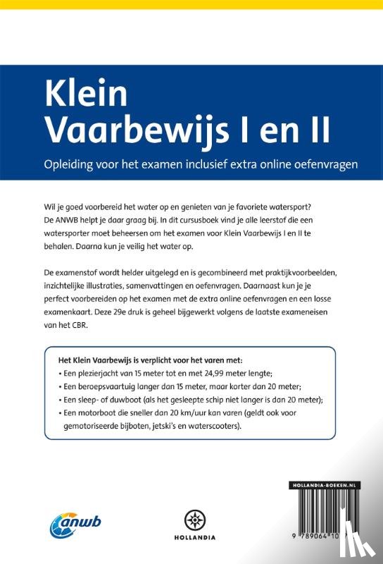 Piena, Eelco - Cursusboek Klein Vaarbewijs I en II + Online Examentraining