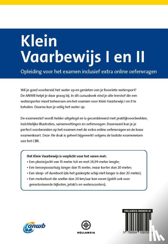 Piena, Eelco - ANWB Cursusboek Klein Vaarbewijs I en II