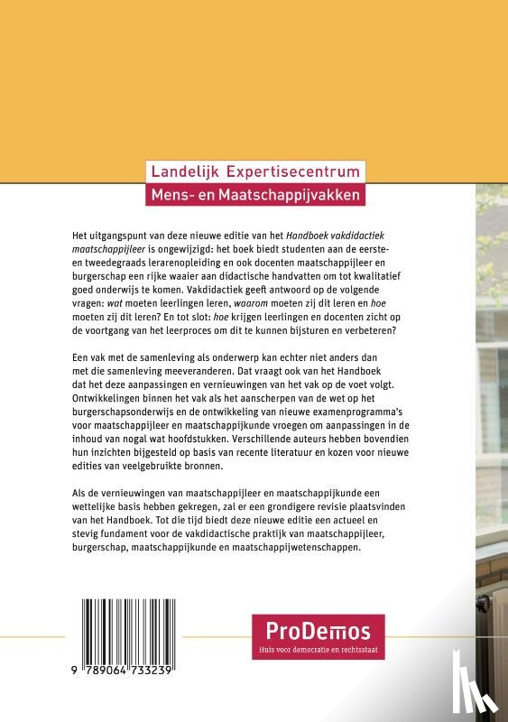  - Handboek vakdidactiek maatschappijleer