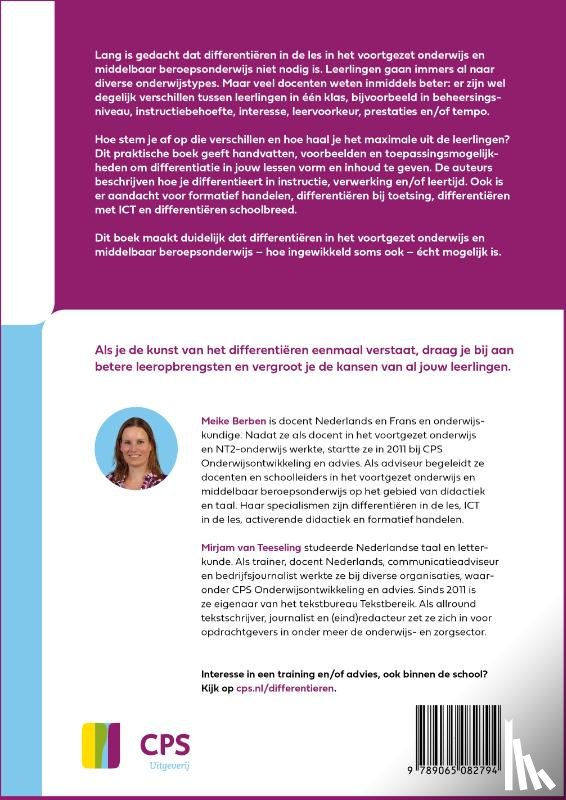 Berben, Meike, Teeseling, Mirjam van - Differentiëren is te leren!