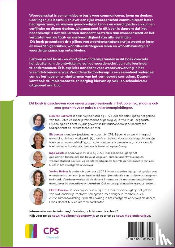 Lokhorst, Daniëlle, Loman, Els, Geurts, Inge, Pullens, Yonina, Driessen, Marta - Woordenschatonderwijs
