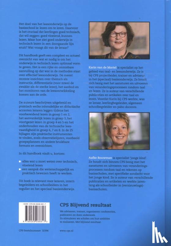 Mortel, Karin van de, Bouwman, Aafke - Handboek technisch lezen in de basisschool