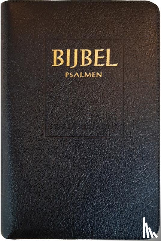  - Bijbel (SV) met psalmen (niet-ritmisch) - met goudsnee, rits en duimgrepen