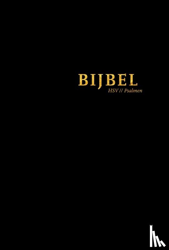  - Bijbel (HSV) met psalmen - 14 x 21 hardcover zwart