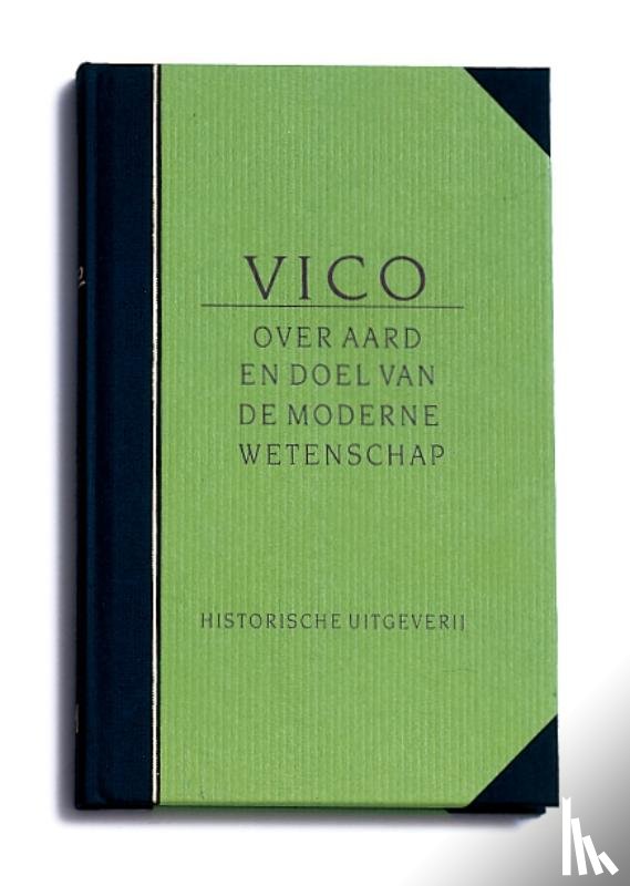 Vico, G.B. - Over aard en doel van de moderne wetenschap