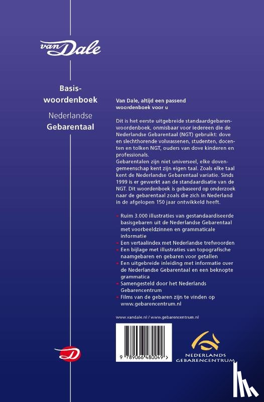  - Van Dale Basiswoordenboek Nederlandse Gebarentaal