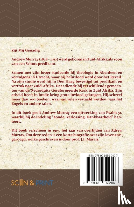 Murray, Andrew, Marais, J.I. - Zijt mij genadig