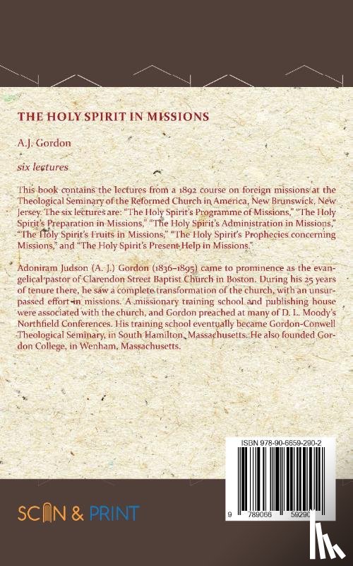 Gordon, A.J. - The Holy Spirit in Missions