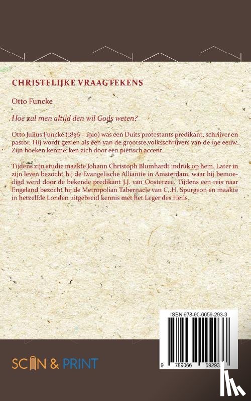 Funcke, Otto - Christelijke Vraagtekens