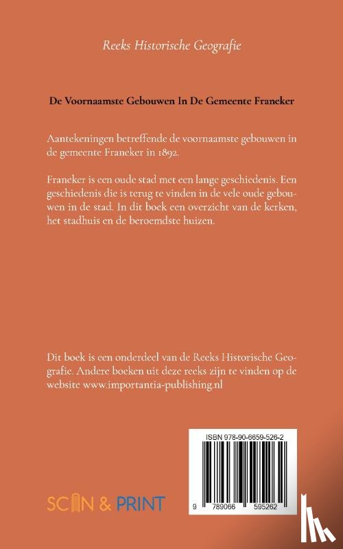 Mulder, J. - De voornaamste gebouwen in de gemeente Franeker