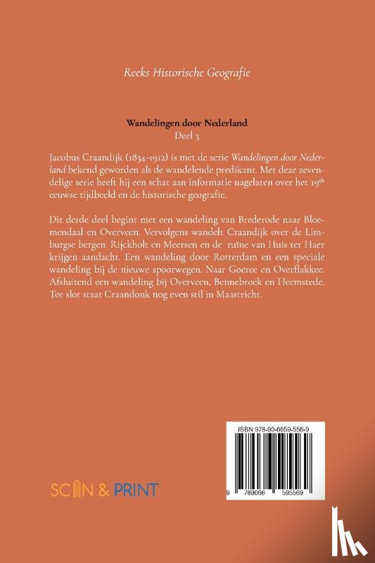 Craandijk, Jacobus - Wandelingen door Nederland 3