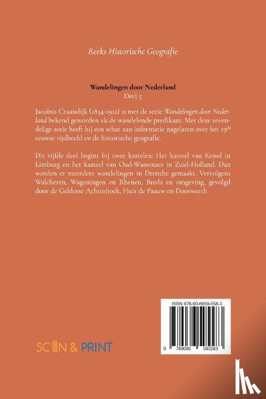 Craandijk, Jacobus - Wandelingen door Nederland 5