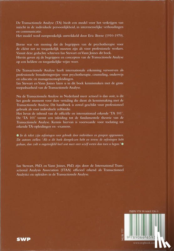 Stewart, Ian, Joines, V. - Transactionele Analyse