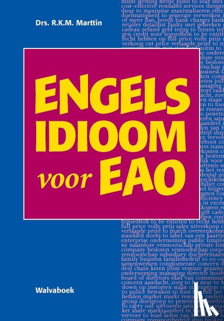 Marttin, R.K.M. - Engels idioom voor het EAO