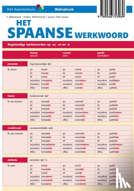 Jansen, Rob - Het Spaanse werkwoord