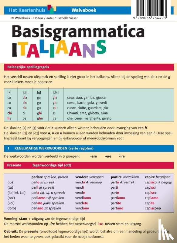 Visser, Isabella - Basisgrammatica Italiaans