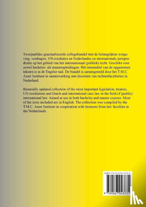  - Elementair Internationaal Recht 2025 / Elementary International Law 2025