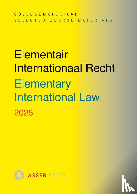  - Elementair Internationaal Recht 2025 / Elementary International Law 2025