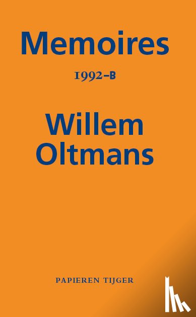 Oltmans, Willem - Memoires 1992-B