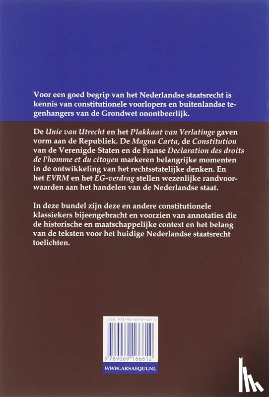  - Constitutionele klassiekers