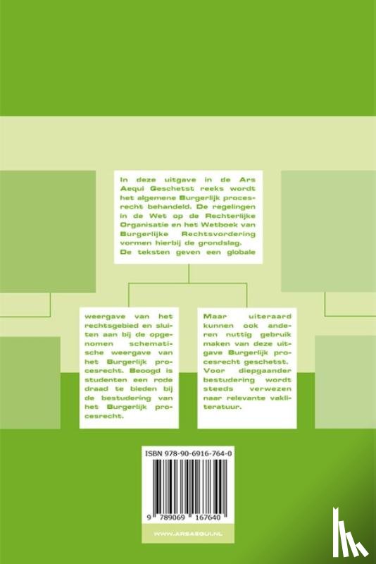 Ernes,  A.L.H. - Burgerlijk procesrecht geschetst