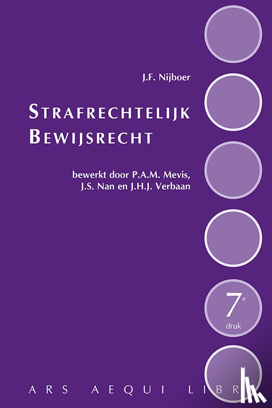 Nijboer, J.F. - Strafrechtelijk bewijsrecht