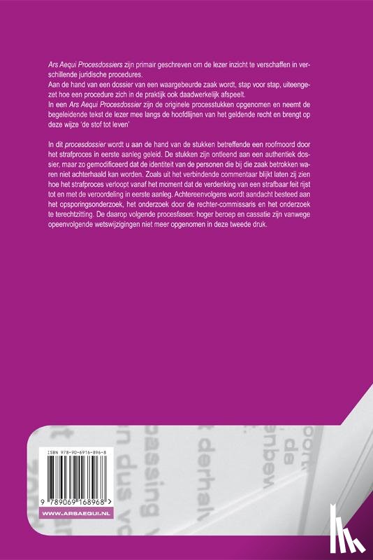 Bosch, M., Dolman, Menno, Mulder, C.F. - Strafprocesdossier