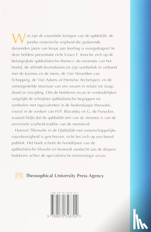 Knoche, G.F. - Theosofie in de Qabbalah