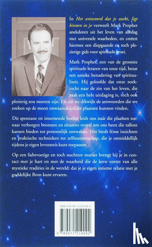 Prophet, Mark L. - Het antwoord dat je zoekt, ligt binnen in je