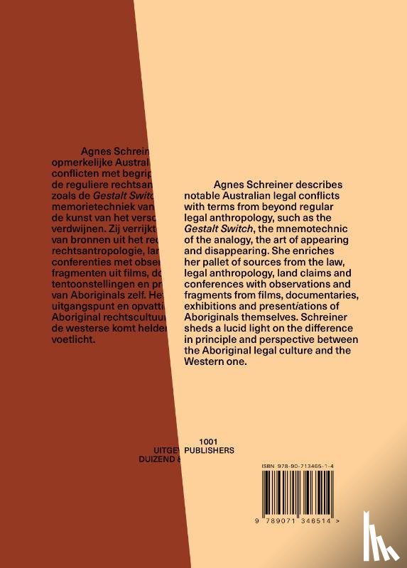 Schreiner, Agnes - Volgens Aboriginal recht ... / According to Aboriginal Law ...