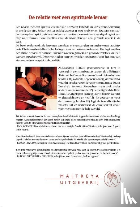 Berzin, Alexander - De relatie met een spirituele leraar