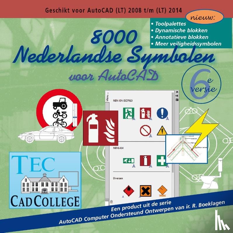Boeklagen, Ronald - 8000 Nederlandse Symbolen voor AutoCAD