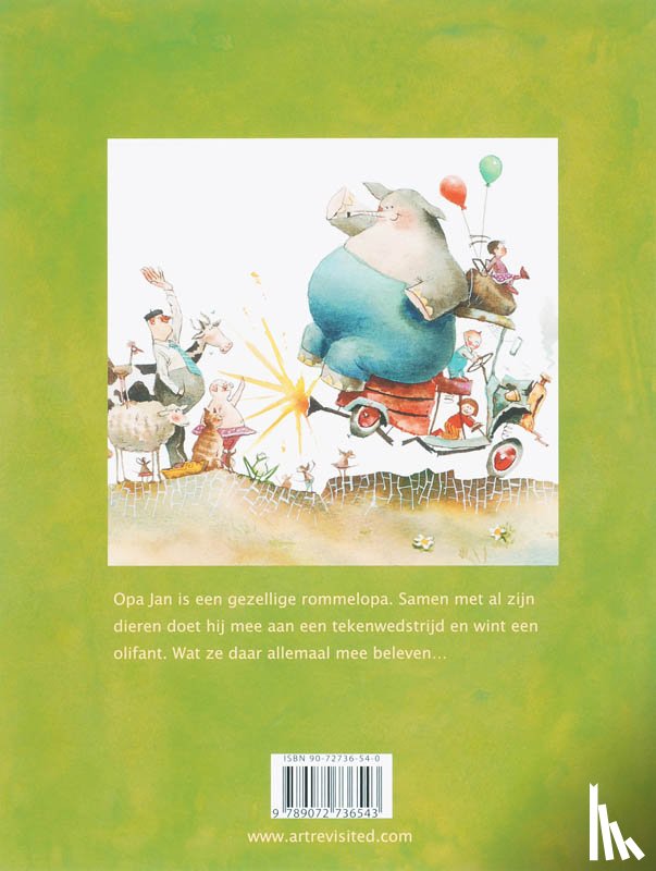 Dokkum, M. van - Opa Jan wint een olifant