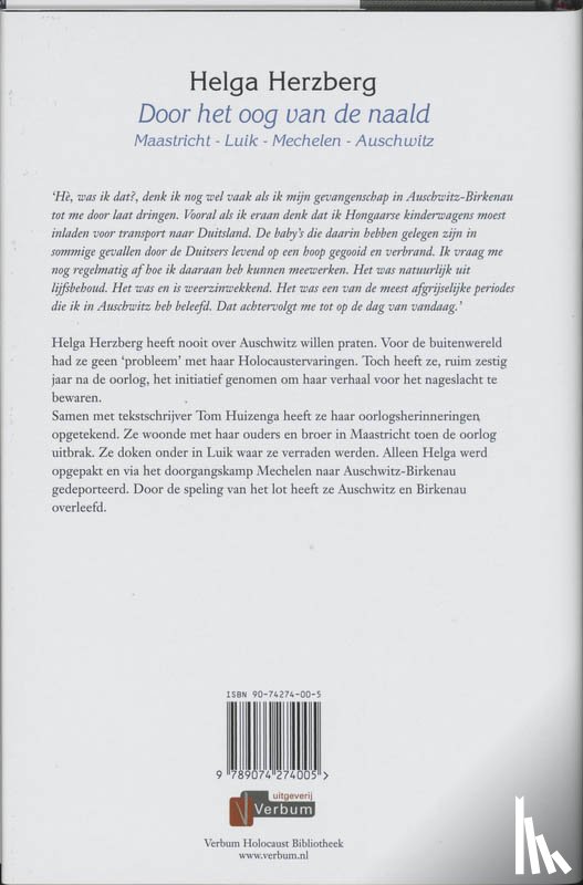 Herzberg, H. - Door het oog van de naald