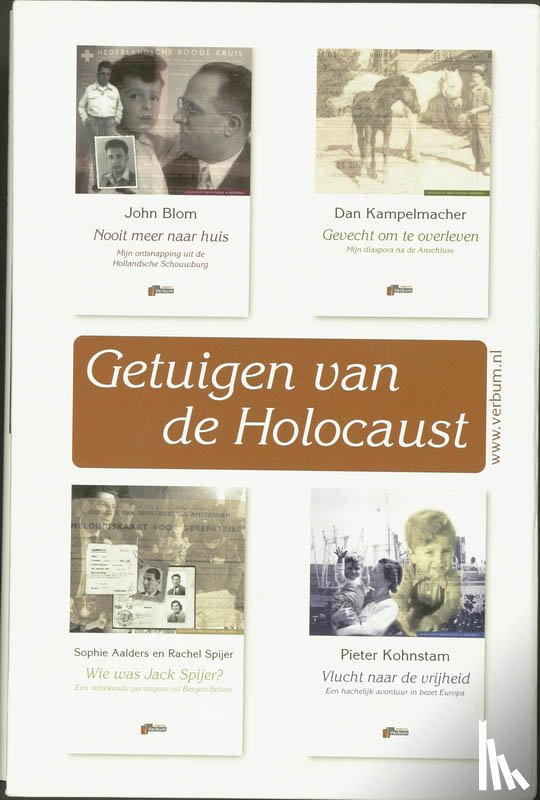 Kohnstam, P. - Getuigen van de Holocaust set