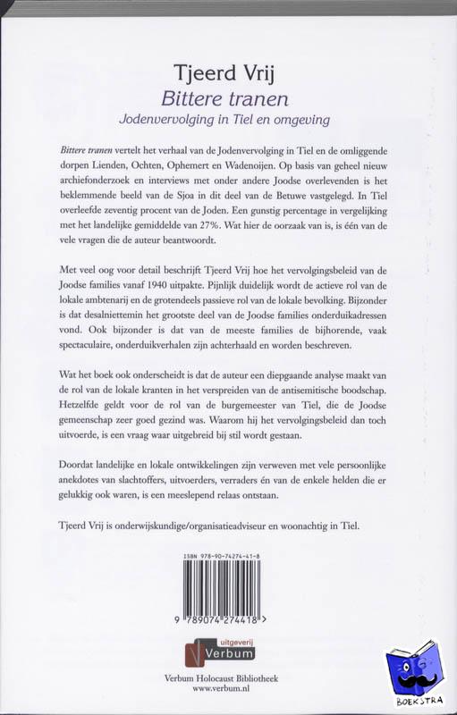 Vrij, Tjeerd - Bittere tranen
