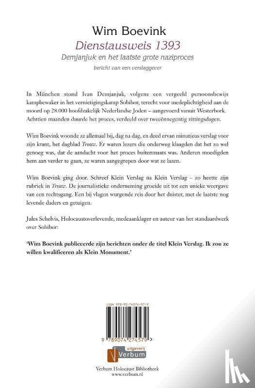 Boevink, Wim - Dienstausweis 1393