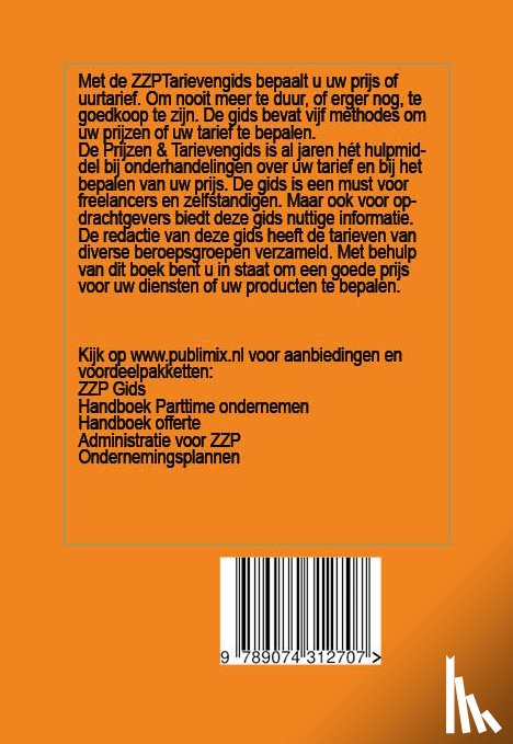  - ZZP Tarievengids 2026