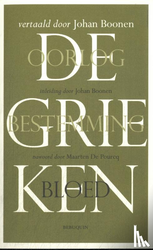 Sofokles, Euripides - Bloed