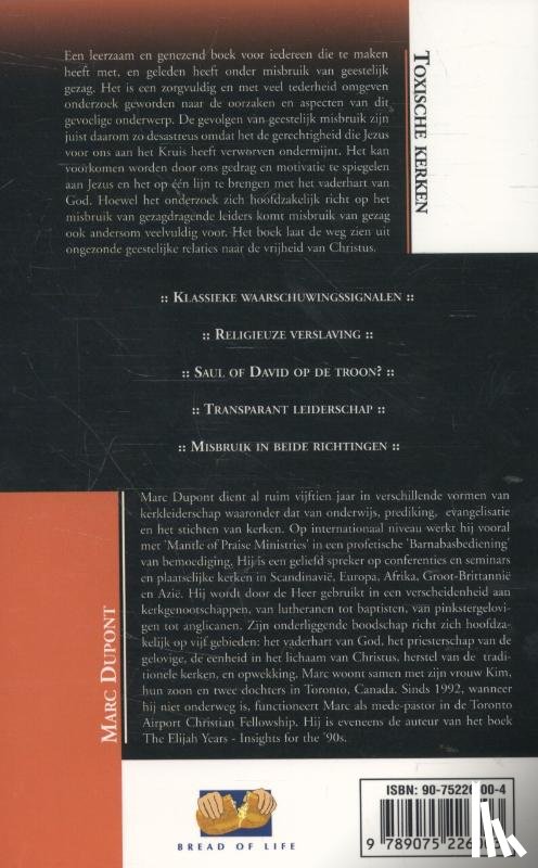 Dupont, Marc A. - Toxische kerken