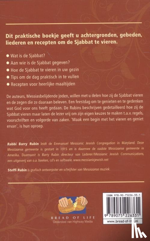 Rubin, Barry, Rubin, Steffi - De Sjabbat